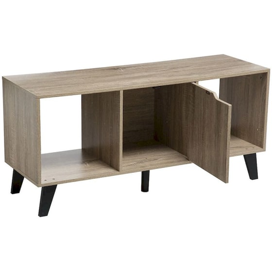 Έπιπλο Τηλεόρασης Spitishop MDF 100.8x32x47cm - Μπεζ image 1