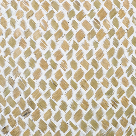 Καλάθι Αποθήκευσης Spitishop Ψάθινο 26x23cm - Μπεζ/Λεύκο image 3