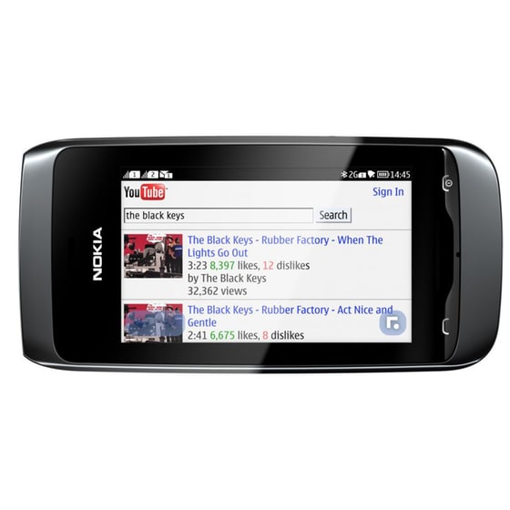 Nokia Asha 308 - Μαύρο image 1