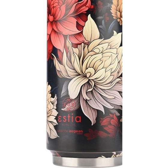 Θερμός Cup Estia Midnight Blossom 500ml image 4