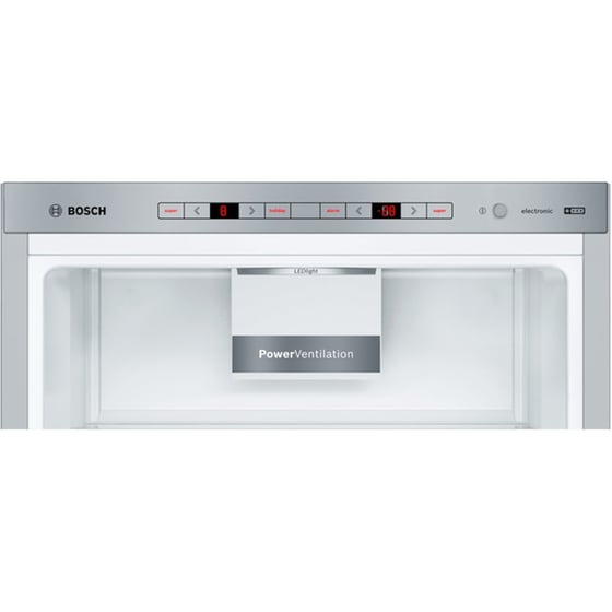 BOSCH KGE49AICA Low Frost 419 Lt Brushed Steel Antifinger Ψυγειοκαταψύκτης image 3
