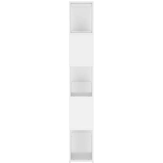 Βιβλιοθήκη VidaXL από Μοριοσανίδα 100x24x155 cm - Λευκό image 4