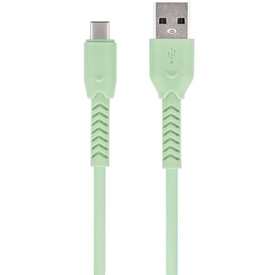 Καλώδιο Φόρτισης Maxlife MXUC-04 USB-Α σε USB-C 1.0m - Green image 0