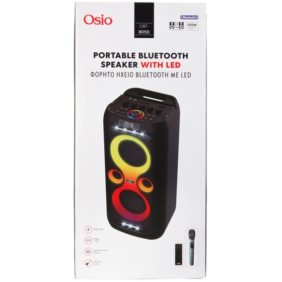 Party Speaker Osio OBT-8050 - Μαύρο image 14