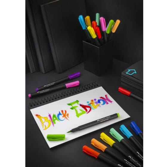 Μαρκαδόροι Faber Castell Black Edition Brush Pens (10 Τεμάχια) image 3