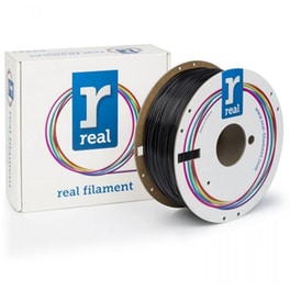 REAL FILAMENTS νήμα 3D εκτυπωτή PETG - 1kg 1.75mm - Μαύρο