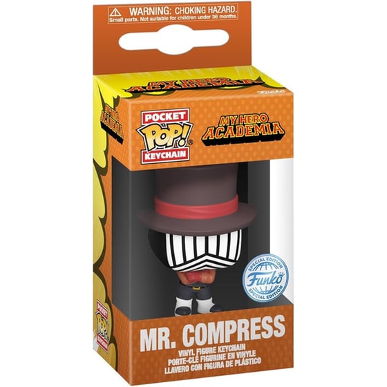 Funko Pocket Pop! Keychain - My Hero Academia - Mr Compress (hideout) image 1