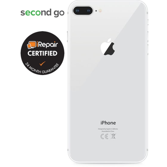 Μεταχειρισμένο Apple iPhone 8 Plus 64GB Silver second go Certified by iRepair image 3