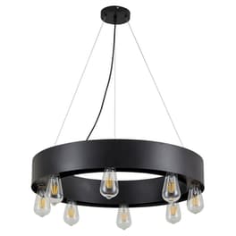 Φωτιστικό Οροφής Πολύφωτο Homelighting Tale 77-8255 Μεταλλικό - Μαύρο