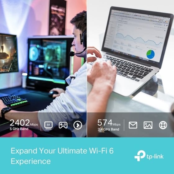 TP-Link TX50UΗ AΧ3000 Αντάπτορας Δικτύου Ασύρματη Σύνδεση 2402 Mbps WiFi 6 image 4