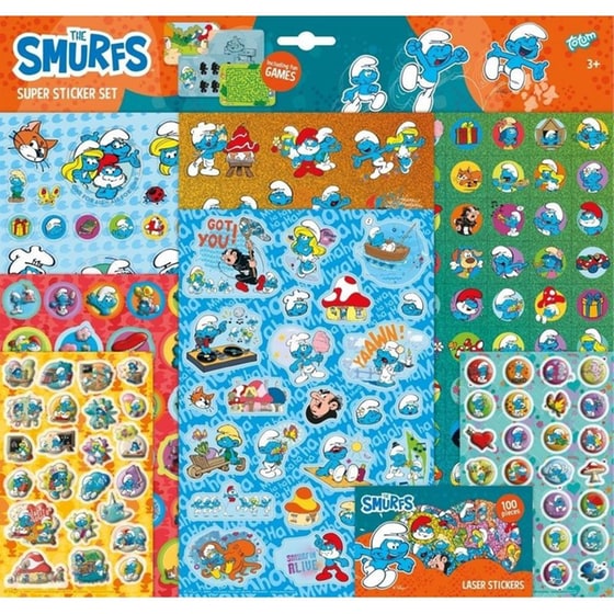 Σετ Αυτοκόλλητα Totum The Smurfs image 0