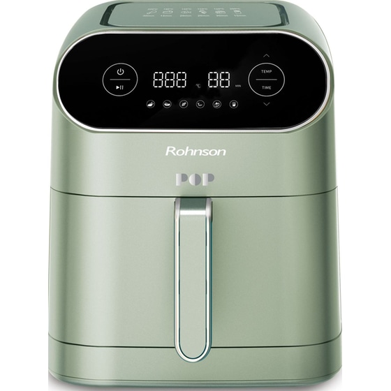 ROHNSON R-2859G Pop με Αποσπώμενο Κάδο 1800 W 7 L Πράσινο Φριτέζα Αέρος image 0