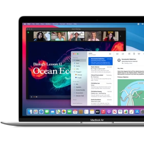 Apple MacBook Air with M1 Chip 13.3" QHD (Apple M1/7 Cores/8GB/256GB/macOS BigSur) Silver image 3