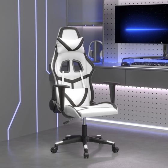 Καρέκλα Gaming VIDAXL 3143674 από Τεχνητό Δέρμα - Λευκό / Μαύρο image 9