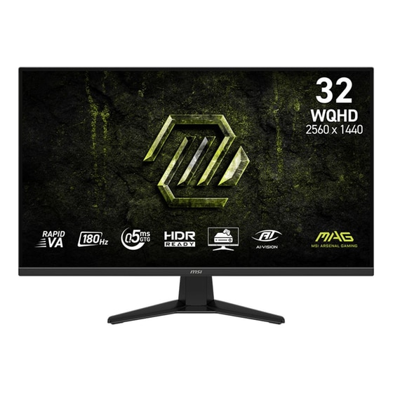 MSI MAG 325QF E18V Gaming Monitor 31.5" Quad HD VA Flat 180Hz 0.5 ms image 0