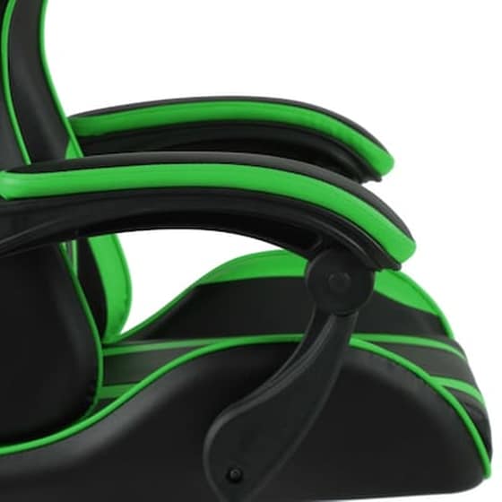Καρέκλα Gaming Racing VidaXL Συνθετικό Δέρμα - Πράσινη/Μαύρη image 5