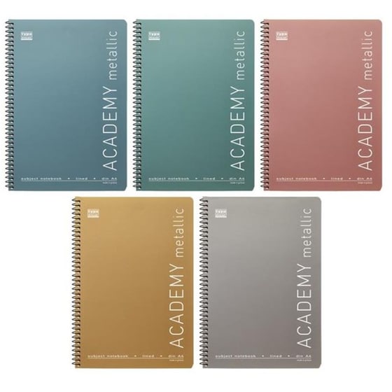 Τετράδιο Σπιράλ Typotrust Academy Metallics A4 60 Φύλλων - Τυχαία Επιλογή (1 Τεμάχιο) image 0