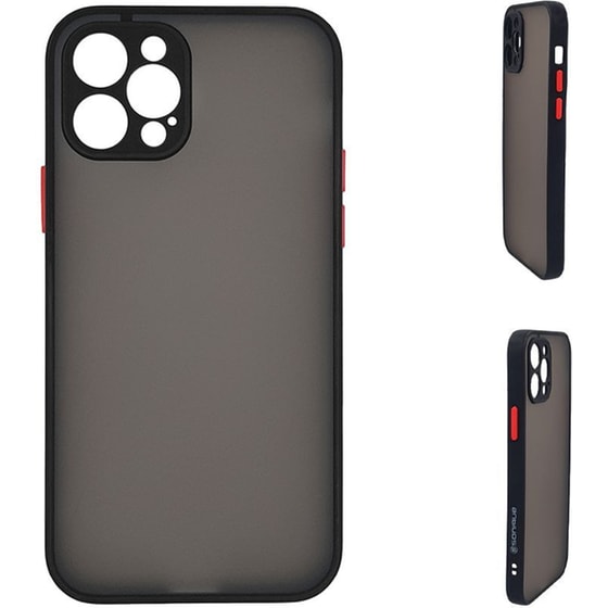 Θήκη Apple iPhone 12 Pro Max&nbsp; - Sonique Color Button Bumper - Μαύρο image 0
