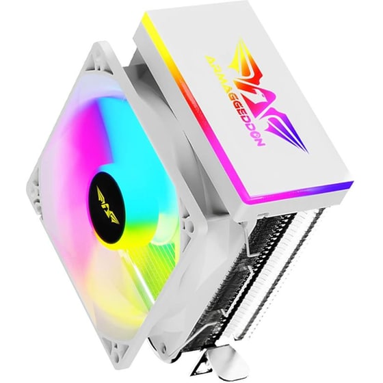Ψύκτρα Επεξεργαστή Armaggeddon Blizzard 1 90mm με RGB - Λευκό image 0