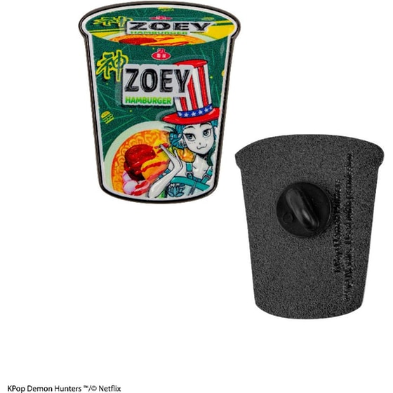 Καρφίτσα Cinereplicas K-Pop Demon Hunters - Zoey Hamburger Noodles image 2