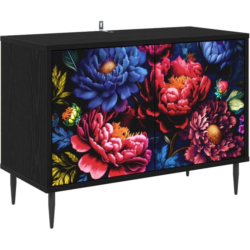 Έπιπλο Τηλεόρασης VidaXL KIEL 69 x 33 x 50,5 cm - Μαύρη Δρυς