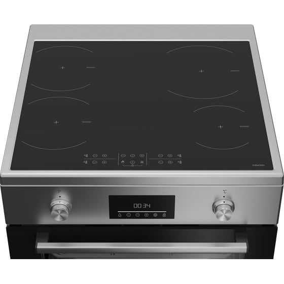 BEKO FBMA6930GX 72 Lt Inox Ηλεκτρική Κουζίνα Επαγωγική image 4