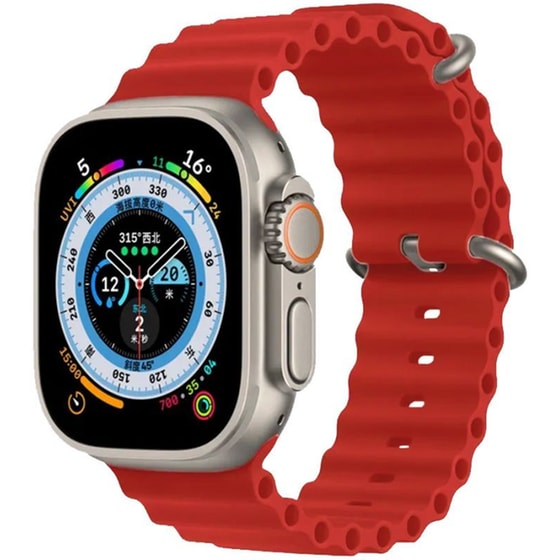 Λουράκι Sonique Ocean Band για Apple Watch 42/44/45/49mm - Κόκκινο image 0