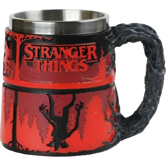 Κούπα 3D Pyramid Stranger Things The Upside Down 330 ml - Κόκκινη/Μαύρη image 0