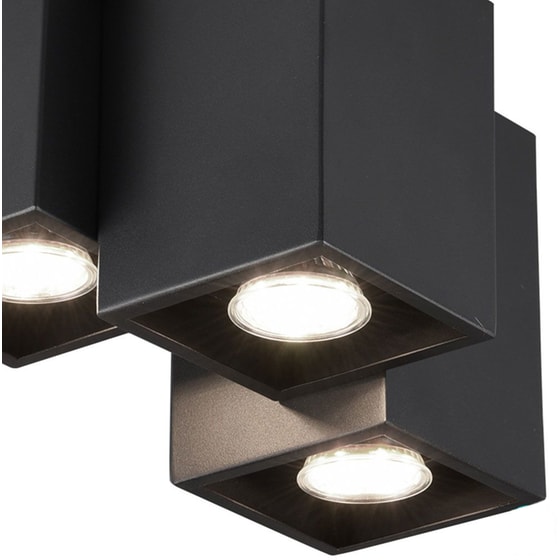Σποτ Οροφής Trio Lighting Fernando 3xGU10 Μεταλλικό - Μαύρο image 1