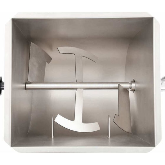 Ζυμωτήριο Κρεάτων VIDAXL 50960 με Κάδο 44 L Ασημί image 5