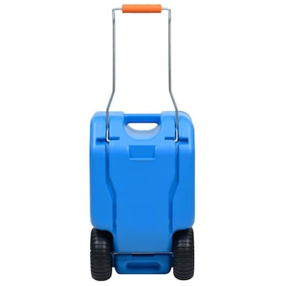 Vidaxl Δεξαμενή Νερού Κάμπινγκ Με Ρόδες Μπλε 25 Λίτρα image 5