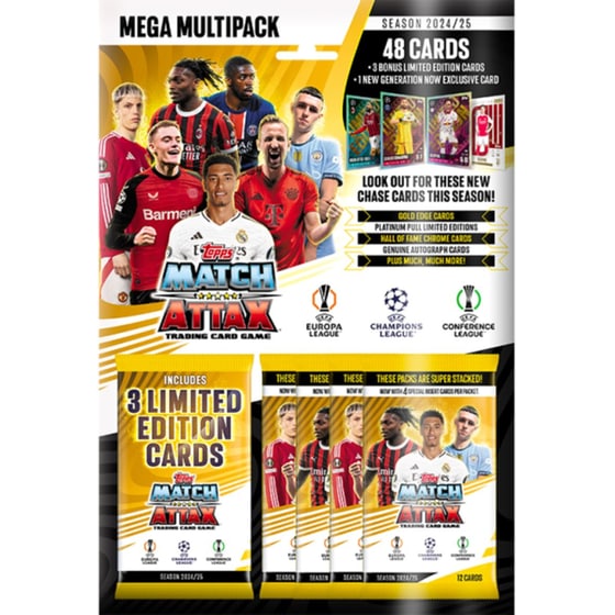 Topps Κάρτες UCC 2024-25 Match Attax - Mega Multipack image 0
