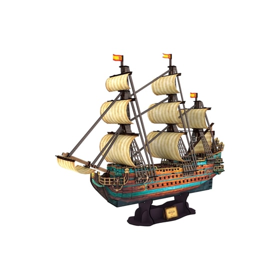 3D Παζλ The Spanish Armada-San Felipe - Cubic Fun - 13 Κομμάτια image 0