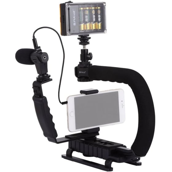 Steadycam U-grip Gimbal και Stabilizers Puluz Pkt3013 - Μαύρο image 2