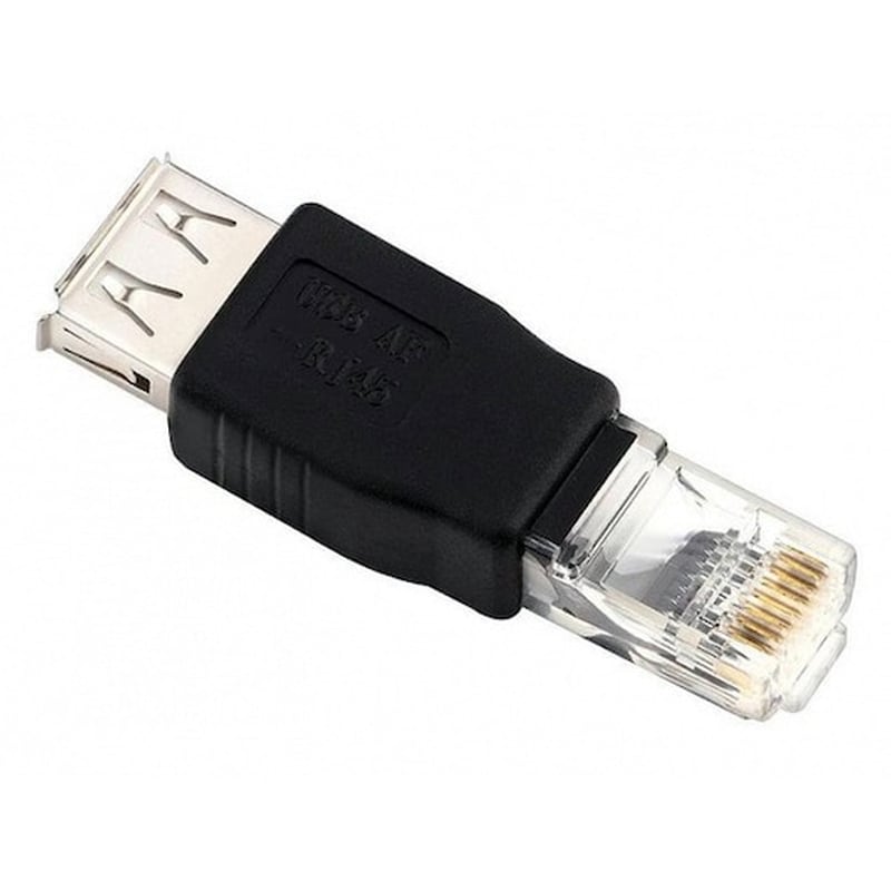 POWERTECH Αντάπτορας Powertech USB-A Female σε RJ45 Male