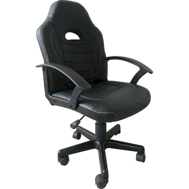 NEXTDECO Καρέκλα Gaming Nextdeco 13828 από Δερματίνη - Μαύρη