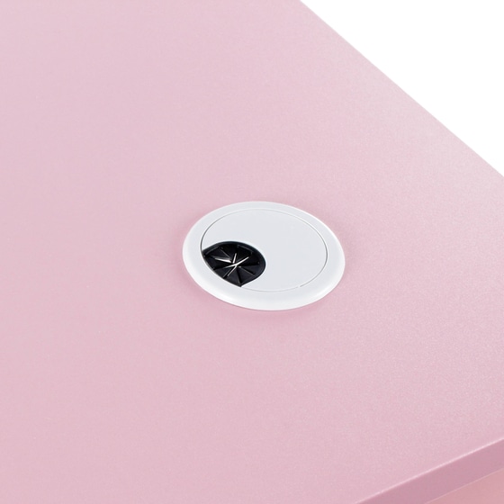 Γραφείο Gaming Deltaco από MDF PT85  116x75cm - Ροζ image 6