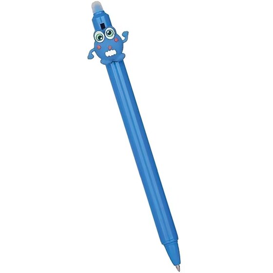 Στυλό Gel GIM Erasable Happy Life Blue Monster image 0