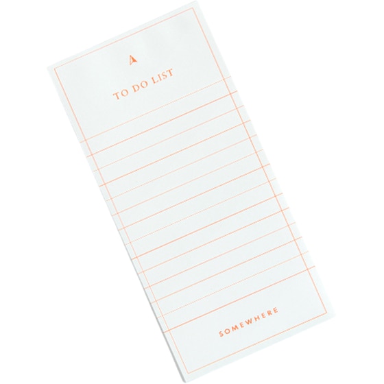 Σημειωματάριο Somewhere A5 Journal To Do Memo Block image 0