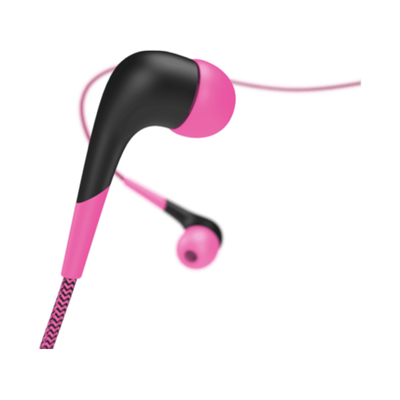 HAMA Ακουστικά Handsfree Hama Neon Music 3.5mm Jack - Ροζ