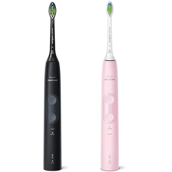 Σετ Ηλεκτρικές Οδοντόβουρτσες PHILIPS Sonicare ProtectiveClean 4500 - Μαύρο/Ροζ image 2
