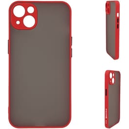 Θήκη Apple iPhone 14 Plus - Sonique Color Button Bumper - Κόκκινο