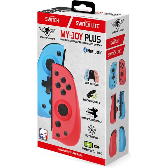 Ασύρματο Χειριστήριο Spirit Of Gamer Nintendo Switch My-Joy Plus - Γαλάζιο/Κόκκινο image 8