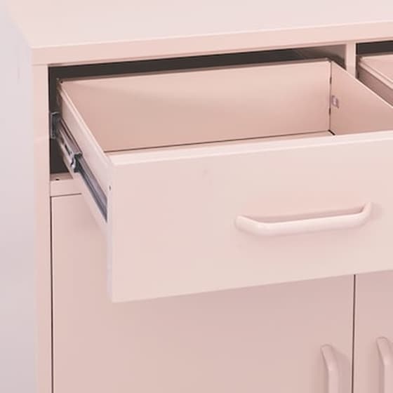 Vidaxl Ντουλάπι Αποθήκευσης Ροζ 80 X 35 X 101,5 Εκ. Από Ατσάλι image 2