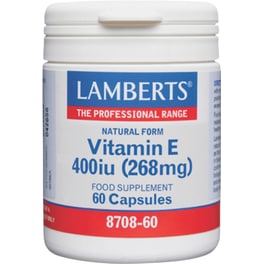 Lamberts Vitamin E 400IU - 60 κάψουλες