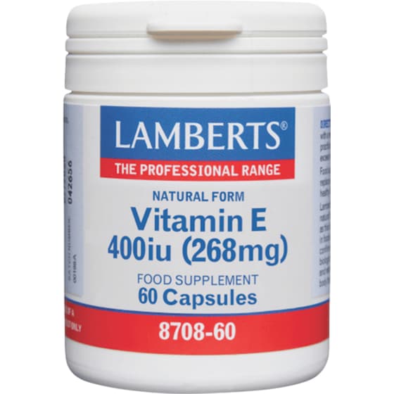 Lamberts Vitamin E 400IU - 60 κάψουλες image 0