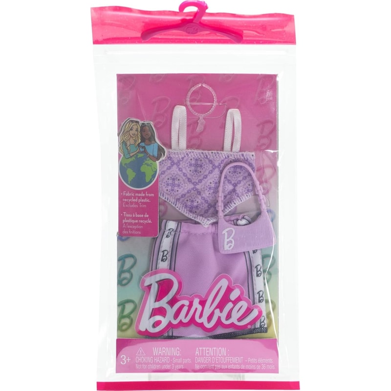 MATTEL Mattel Barbie: Fashion Pack - Purple Skirt With Top And Bag (HRH37)
