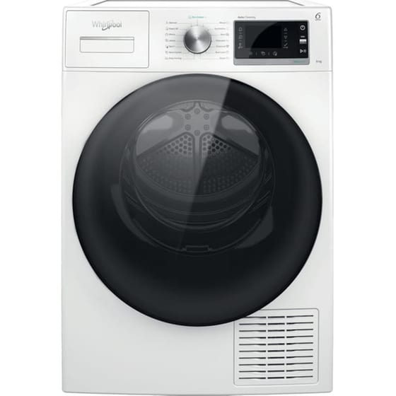 WHIRLPOOL W6 D94WB EE 9 kg με Αντλία Θερμότητας Λευκό Στεγνωτήριο Ρούχων image 0