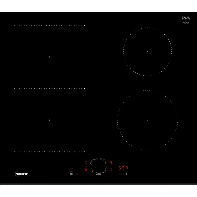 NEFF NEFF T56FHS1L0 60 cm Μαύρο Εστία Επαγωγική Αυτόνομη