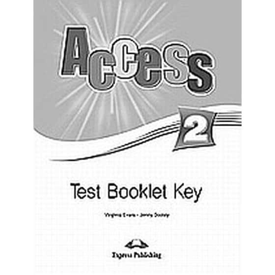 Access 2- Test Booklet Key image 0